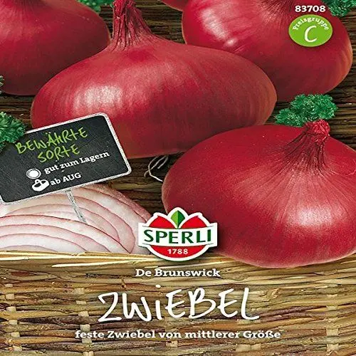 Produktbild: Sperli Gemüsesamen Zwiebel Brunswijker, grün