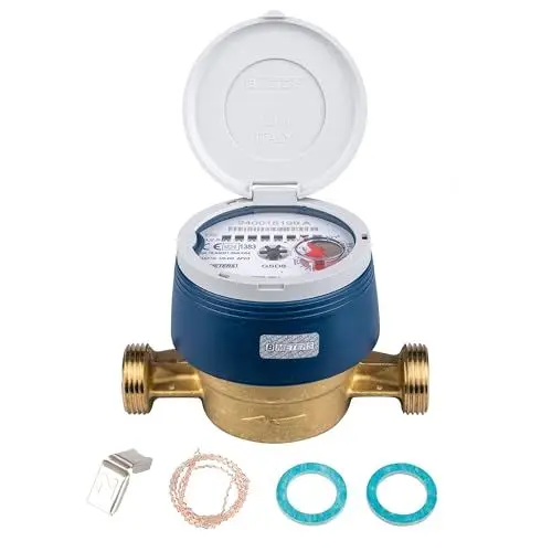 Produktbild: SPEWA Wasserzähler Garten mit UV-Schutzhaube | 3/4 Zoll AG/BL 110mm | Wasseruhr Garten geeicht 2025