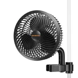 Produktbild: Spider Farmer Grow Ventilator mit Clip, 10 Geschwindigkeiten Smart APP Control, EC Motor, IP-54 Schutzart Oszillierender wachsen Clip-on-Lüfter für Zelt 8W clip fan grow tent, Timer