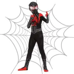 Produktbild: Spider Kostüm Kinder, Kostüm Kinder 3D Anime Anzug Superhelden Kostüm Junge Cosplay Jumpsuit Spider Costume mit Maske für Halloween Karneval Party Kinder