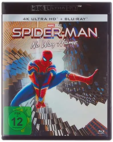 Produktbild: Spider-Man: No Way Home (4K-UHD+Blu-ray)