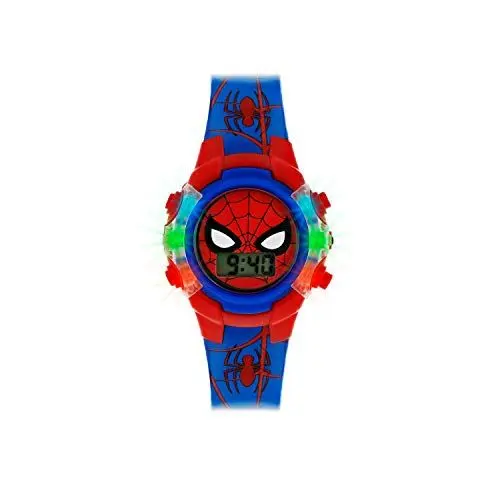 Produktbild: Spiderman Jungen Digital Uhr mit PU Armband SPD4504