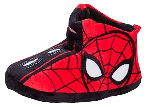 Produktbild: Spiderman Slipper Boots für Jungen Hausschuhe Booties Warm gefütterte Hausschuhe zum Anziehen