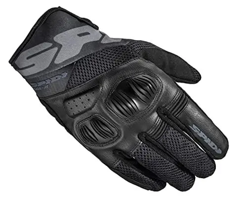 Produktbild: SPIDI, Flash-R Evo, Herren-Motorrad-Handschuhe, schützend & widerstandsfähig, Sommerhandschuhe, wasserdicht & rutschfest, Touchscreen-tauglich, durchschnitt. Gewicht 0,1 kg, Farbe Schwarz, Größe XXL