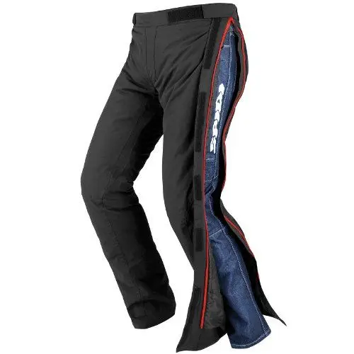 Produktbild: Spidi X65-026 Motorrad Hose regen Hose Superstorm H2OUT, Schwarz/Blau, Größe M