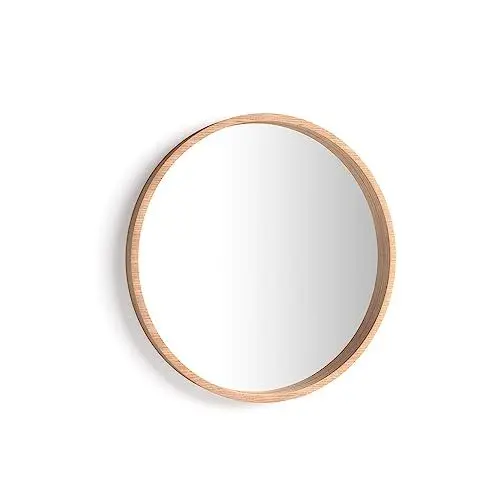 Produktbild: MOBILI FIVER, Olivia runder Spiegel, 64 cm Durchmesser, rustikale Eiche, Made In Italy