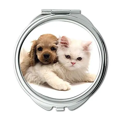 Produktbild: YENDOSTEEN Spiegel, Travel Mirror, lustiger Doge süßer Hund, Taschenspiegel, 1 X 2X Vergrößerung