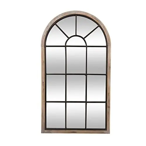 Produktbild: Atmosphera - Spiegel Zoé - Metall und Holz 60 × 107 cm - Schwarz