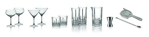 Produktbild: Spiegelau & Nachtmann, 12-teiliges Hausbar-Starter-Set, Verschiedene Cocktailgläser + Zubehör, Perfect Serve, 4500195