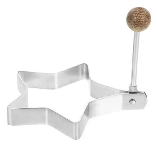 Produktbild: Spiegelei Schimmel edelstahlringe küchenhelfee bratentopf cookrings kochring Omelettring aus Edelstahl Stern-Omelette-Ringe Eierringe Eierkochformen Eier-Bratring Rostfreier Stahl Cabilock