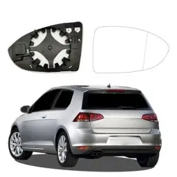 Produktbild: Spiegelglas Golf 7 Rechts Beheizbar, Original Mit Trägerplatte, Asphärisch Passend für Golf Spiegelglas