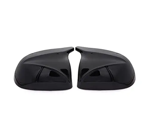 Produktbild: Spiegelkappen Für BMW X3 X4 X5 X6 X7 G01 G02 G05 G06 G07 2018 2019 2020 2021 2022 Shells Rearview Cap Real Carbon Fiber Mirror Cover Seitenspiegel Abdeckkappen (Farbe : Schwarz)