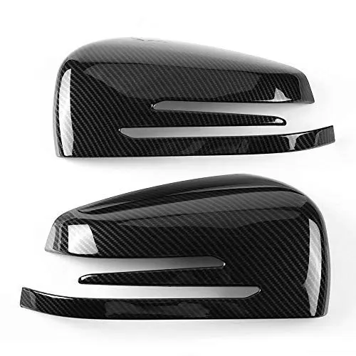 Produktbild: spiegelkappen + Carbon Rückspiegelkappe Abdeckleiste für A B C E GLA Klasse W204 W212