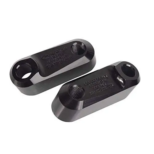 Produktbild: Spiegelverlängerung 40 mm mit Gewinde M10x1,25 für Rechtsgewinde, Lenkerausleger, schwarz