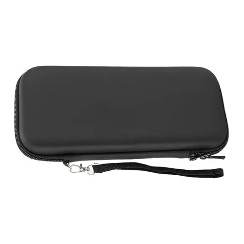 Produktbild: Spielekonsolen-Hartschale, für Switch-Tragetasche, Kompatibel mit der OLED-Konsole, Tragbare Spielekonsolen-Aufbewahrungstasche mit Spieleschlitz, Riemen und Netztasche