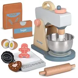 Produktbild: Spielen Küchenzubehör Holz Mixer Set Pretend Play Food Sets für Kinder Rollenspiel Spielzeug für Mädchen und Jungen