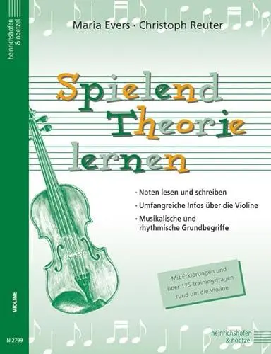 Produktbild: Spielend Theorie lernen: Mit Erklärungen und über 175 Trainingsfragen rund um die Violine