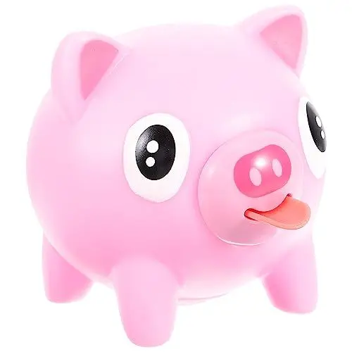 Produktbild: TOYANDONA Spieler Gummi Squeeze Schreien Tier mit Zunge aus Kinder Erwachsene Geschenk Party Favor Kurs Schreibtisch Sensorische Dekoration Rosa