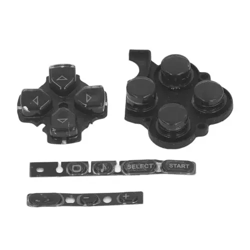 Produktbild: Spielkonsolen-Links-Rechts-Tasten-Set, Tasten-Tastatur-Set, Einfache Installation, Ergonomisches Design, Ersatz für Spielekonsolen-Zubehör