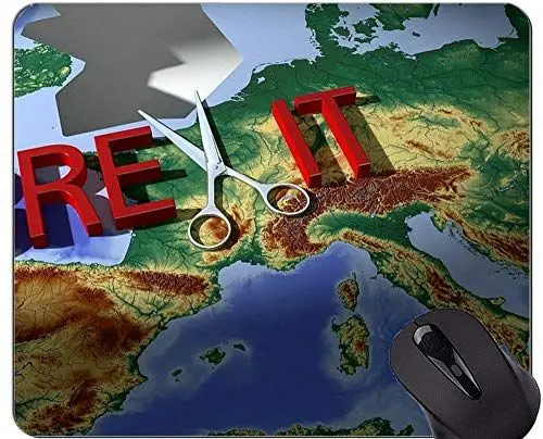 Produktbild: Spiel-Mausunterlage Gewohnheit, Brexit-Büro-Mausunterlage Mousepads US0015