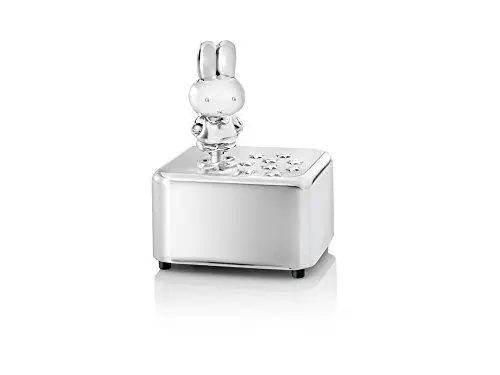 Produktbild: Spieluhr miffy versilbert anlaufgeschützt 10,5x6,5x6,5cm