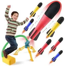 Produktbild: Spielzeug ab 3-12 Jahre Junge, Outdoor Spielzeug 3 4 5 6-10 Jahre Rakete Spielzeug Geburtstag Weihnachten Geschenke Kinder Geschenk Mädchen 4-12 Jahre Kinderspielzeug Geschenk Junge 3-12 Jahre