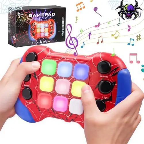 Produktbild: Spielzeug ab 5 6 7 8 Jahre Jungen: Geschenk Junge 5-6-7-8-9 Jahre Mädchen Fidget Toys Pop it Elektronisches Spiele ab 4-10 Jahre Sensorik Autismus Spielzeug für Kinder Antistress Handheld Spielkonsole