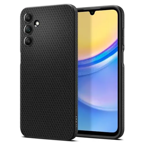 Produktbild: Spigen Liquid Air Hülle Kompatibel mit Samsung Galaxy A15 4G, Samsung Galaxy A15 5G -Schwarz