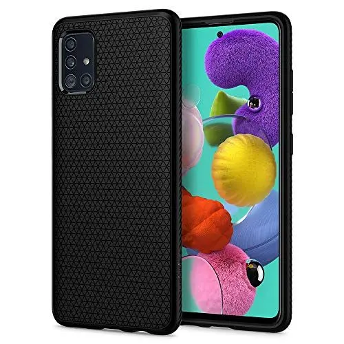 Produktbild: Spigen Liquid Air Hülle Kompatibel mit Samsung Galaxy A51 -Schwarz