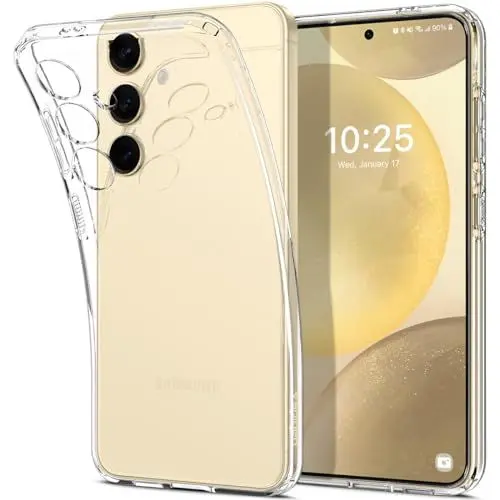 Produktbild: Spigen Liquid Crystal Hülle Kompatibel mit Samsung Galaxy S24 -Crystal Clear