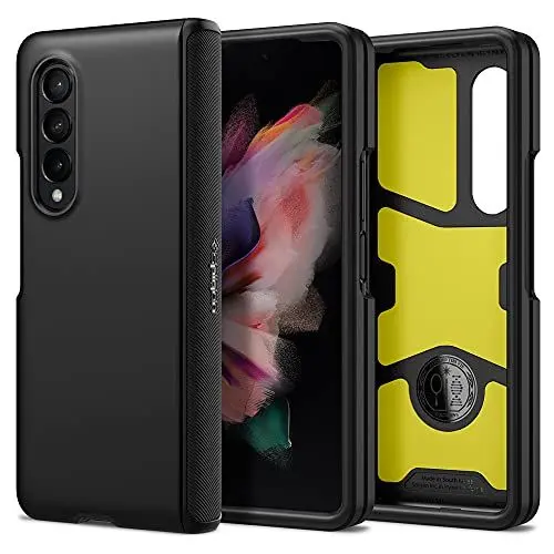 Produktbild: Spigen Slim Armor Pro Hülle Kompatibel mit Samsung Galaxy Z Fold 3 5G -Schwarz