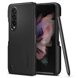 Produktbild: Spigen Thin Fit P Hülle Kompatibel mit Samsung Galaxy Z Fold 3 5G (S-Pen Nicht inklusive) -Schwarz