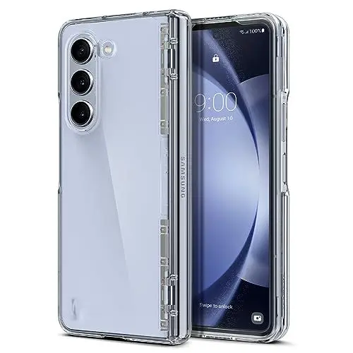 Produktbild: Spigen Thin Fit Pro Hülle Kompatibel mit Samsung Galaxy Z Fold 5 -Crystal Clear