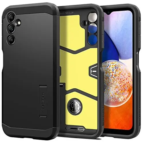 Produktbild: Spigen Tough Armor Hülle Kompatibel mit Samsung Galaxy A14 5G -Schwarz