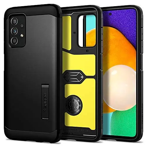 Produktbild: Spigen Tough Armor Hülle Kompatibel mit Samsung Galaxy A52 5G und Samsung Galaxy A52s 5G -Schwarz