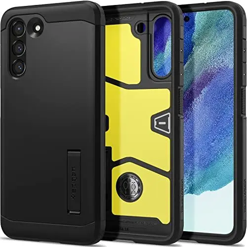 Produktbild: Spigen Tough Armor Hülle Kompatibel mit Samsung Galaxy S21 FE 5G -Schwarz