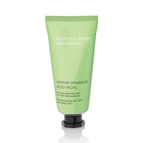 Produktbild: Spilanthox therapy - Intense Mandelic Acid Facial - Gesichtspeeling für Hauterneuerung - Pickelmale & Pigmentflecken verblassen - Gesichtspflege mit Spilanthol & AHA - vegane Naturkosmetik - 30ml