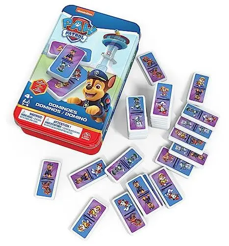 Produktbild: Spin Master Games - PAW Patrol Domino - der Spieleklassiker mit den Fellfreunden, für 2-4 Spieler ab 5 Jahren