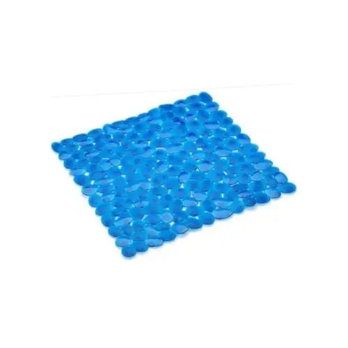 Produktbild: Spirella Duschmatte Badematte Duscheinlage antibakteriell rutschfest mit Saugnäpfen - Blau- ca. 54 x 54 cm - 30° waschbar