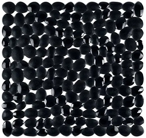 Produktbild: Spirella Duschmatte Badematte Duscheinlage antibakteriell rutschfest mit Saugnäpfen - Schwarz - ca. 54 x 54 cm - 30° waschbar