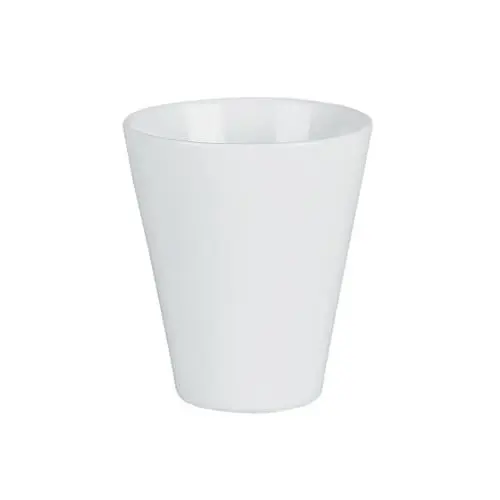 Produktbild: Spirella Zahnputzbecher Zahnbürstenhalter Keramik Max Light 7,5 x 10,9 cm Weiß, White