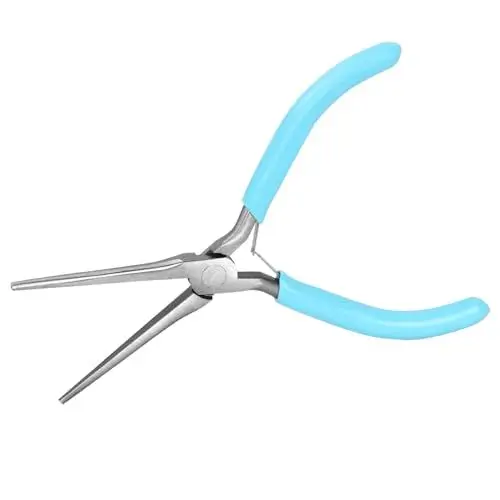 Produktbild: Spitzzange Spitzzange Lang Schmuckzangen Mini Needle Nose Pliers Flachrundzange für Perlen Schmuckherstellung Schmuck Halskette Reparatur