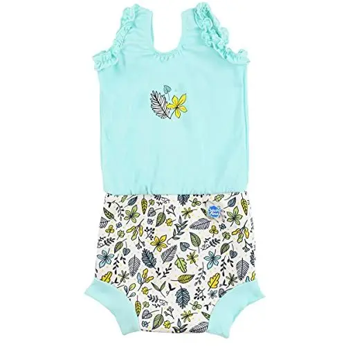 Produktbild: Splash About Unisex Baby Nappy-anzug Happy Kostuem, Fallen Leaves, 6-12 Monate EU