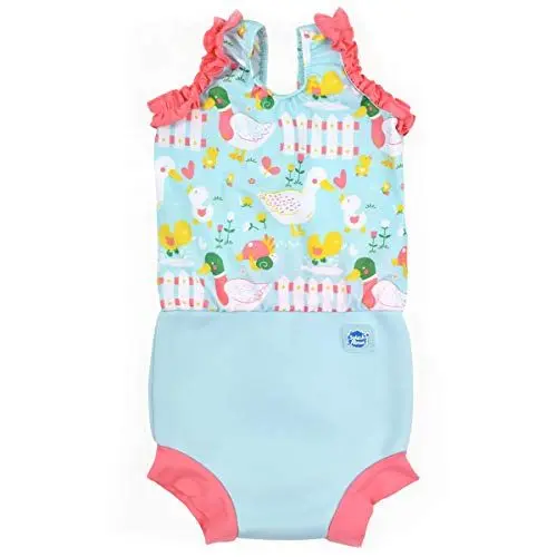 Produktbild: Splash About Unisex Baby Nappy-anzug Mädchen Happy Kostuem, Little Ducks, 2-3 Jahre EU