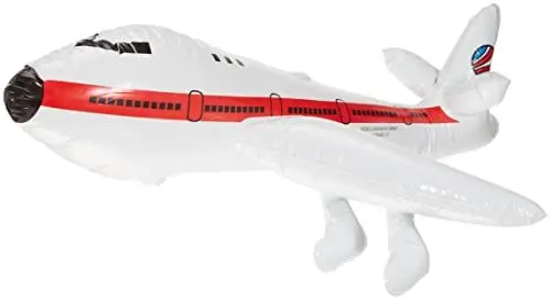 Produktbild: Splash & Fun Aufblasbares Flugzeug, 29 x 75.5 x 77 cm