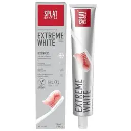 Produktbild: SPLAT SPECIAL Extreme White Zahnpasta für weiße Zähne - zu 92,9% natürliche whitening Zahncreme in einer praktischen 75ml Packung