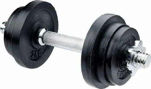 Produktbild: Sport 2000 Kurzhantel-Set ca. 10 kg,schwarz-SI - Stück