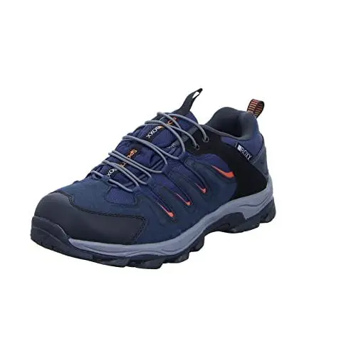 Produktbild: Sport Boxx Herren Halbschuh JLM21AW Männer Sneaker Schnellverschluss herausnehmbare Decksohle Blau (Blue) Größe 46 EU