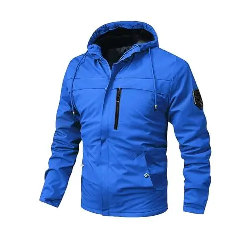 Produktbild: Sport Jacke wintermantel Herren lang warm Tactical Jacket Motorcycle Jacket Men jacken für Jungen Herren jacken Winter übergangsjacke Herren mit Kapuze Herren jacken übergang