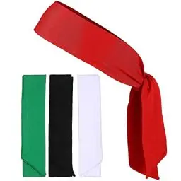 Produktbild: Sport Stirnband, 4 Verstellbare Elastische Bandana Stirnbänder, Tennis Headband Laufen Stirnband, Dehnbares Stirnband